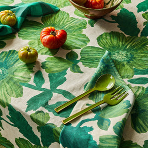 Leon Emerald Tablecloth