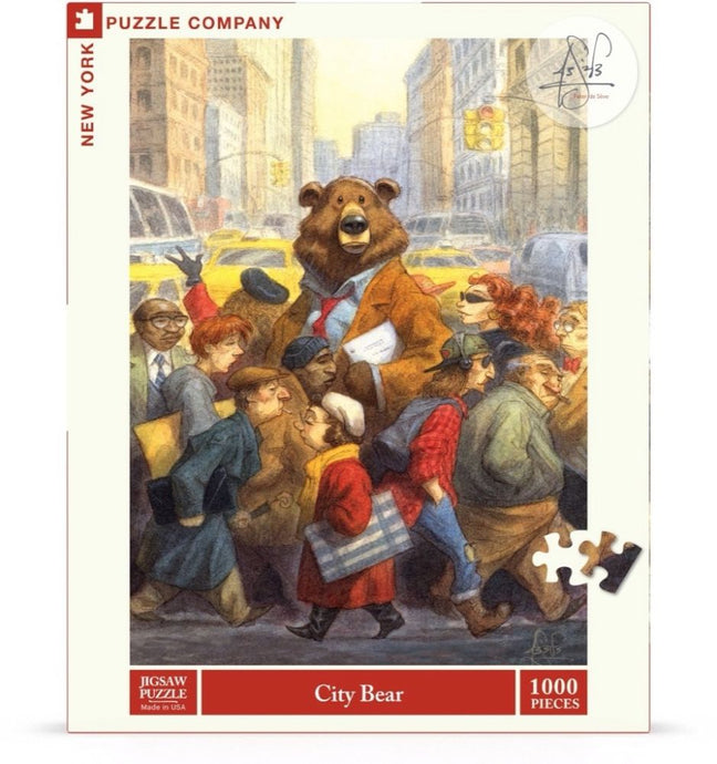 Peter de Sève 1000 Pc Puzzle | City Bear