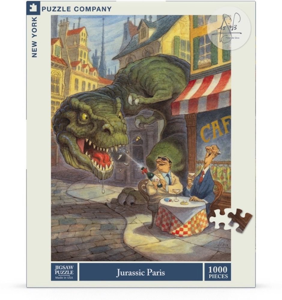 Peter de Sève 1000 Pc Puzzle | Jurassic Paris