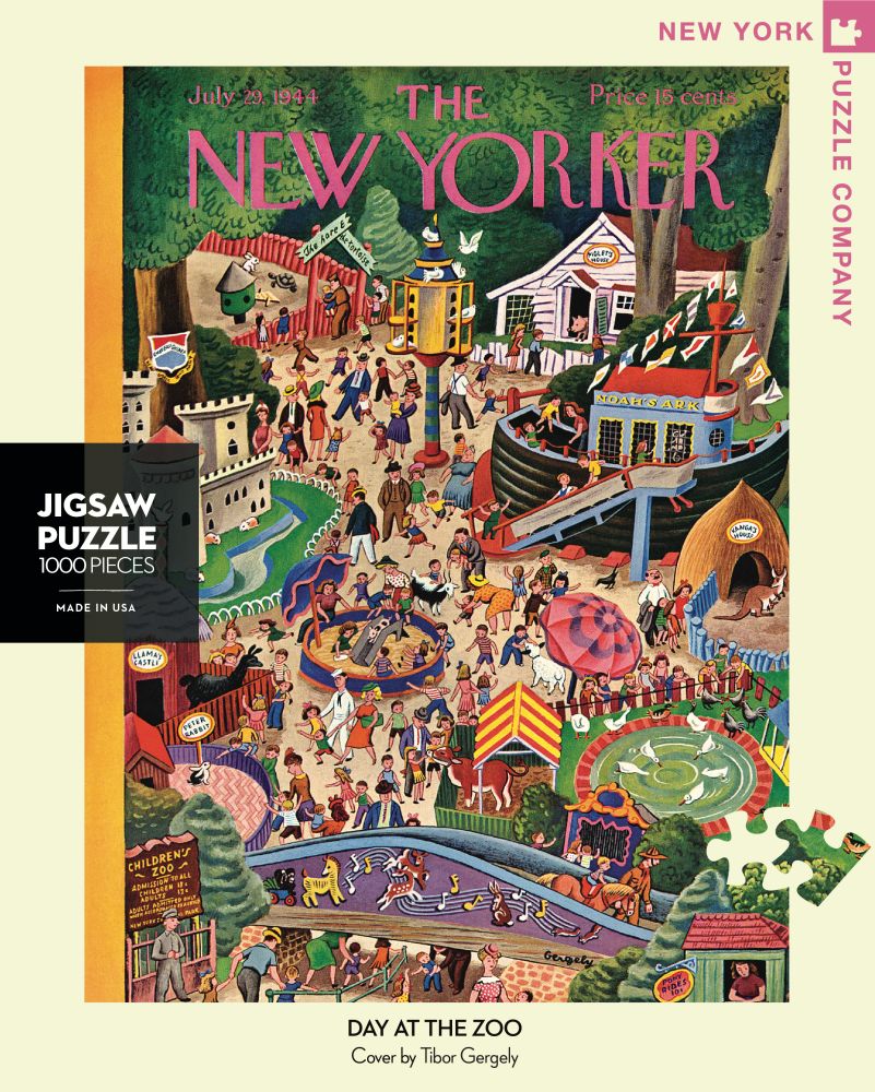 New York Puzzle Company 1000 Pc Puzzle | A Day At The Zoo