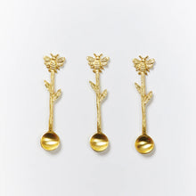 Load image into Gallery viewer, Teaspoon Bees | Gold S/6