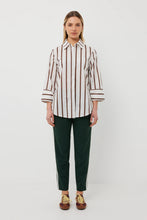 Load image into Gallery viewer, Mark Shirt | Choc Stripe
