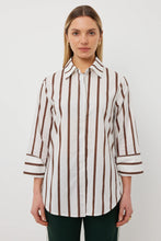 Load image into Gallery viewer, Mark Shirt | Choc Stripe