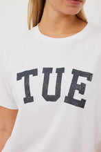Load image into Gallery viewer, Band Tee | White/Tue