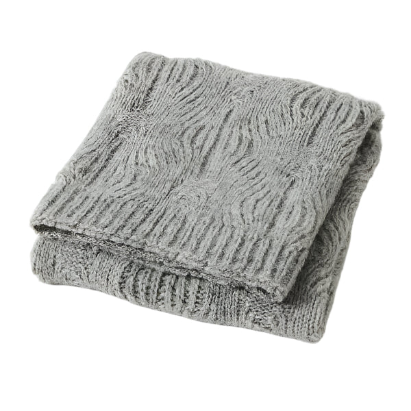 Florence Wool Blend Baby Blanket | Grey
