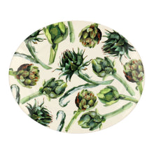 Load image into Gallery viewer, Vegetable Garden Artichoke Medium Oval Platter