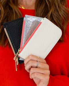 Centro Wallet | Silver Crinkle