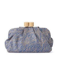 Load image into Gallery viewer, Addison Woven Clutch | Blue