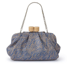 Load image into Gallery viewer, Addison Woven Clutch | Blue