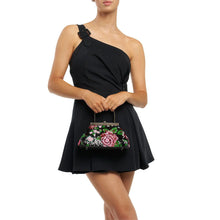 Load image into Gallery viewer, Audrey Sequin Top Handle Bag | Black