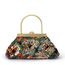 Load image into Gallery viewer, Audrey Sequin Top Handle Bag | Bronze