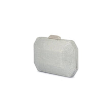 Load image into Gallery viewer, Avery Faceted Clutch | Silver