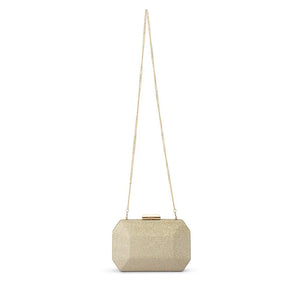 Avery Faceted Clutch | Gold