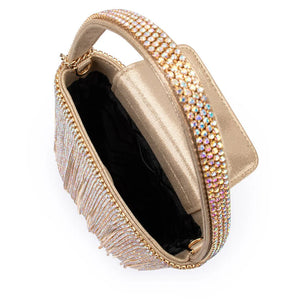Billie Crystal Fringe Bag