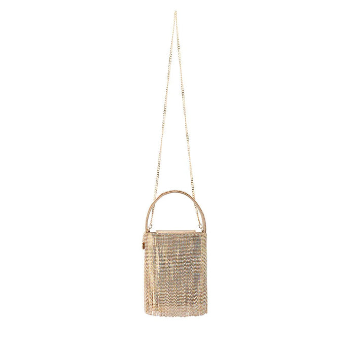 Billie Crystal Fringe Bag