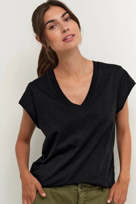 Biana T-shirt | Black