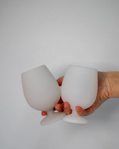 blanc + dove | stemm | silicone unbreakable wine glasses