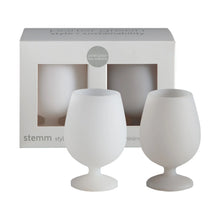 Load image into Gallery viewer, blanc + dove | stemm | silicone unbreakable wine glasses