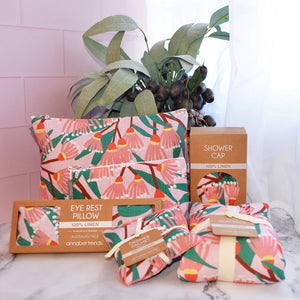 Linen Shower Cap | Blossom Branches