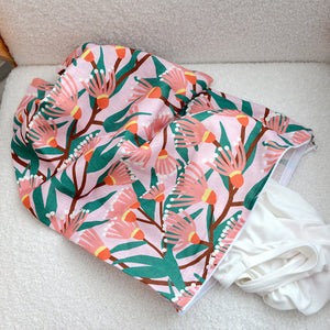Linen Laundry Bag | Blossom Branches