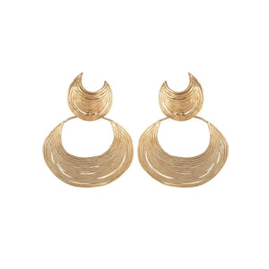 Luna Wave Earrings | Gold