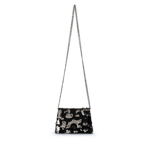 Brooklyn Shoulder Bag | Black Silver