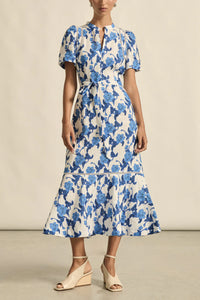 Cable Dress | Azure Bouquet
