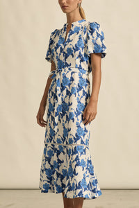 Cable Dress | Azure Bouquet
