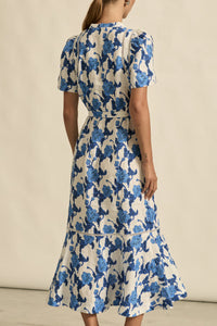 Cable Dress | Azure Bouquet