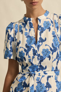 Cable Dress | Azure Bouquet