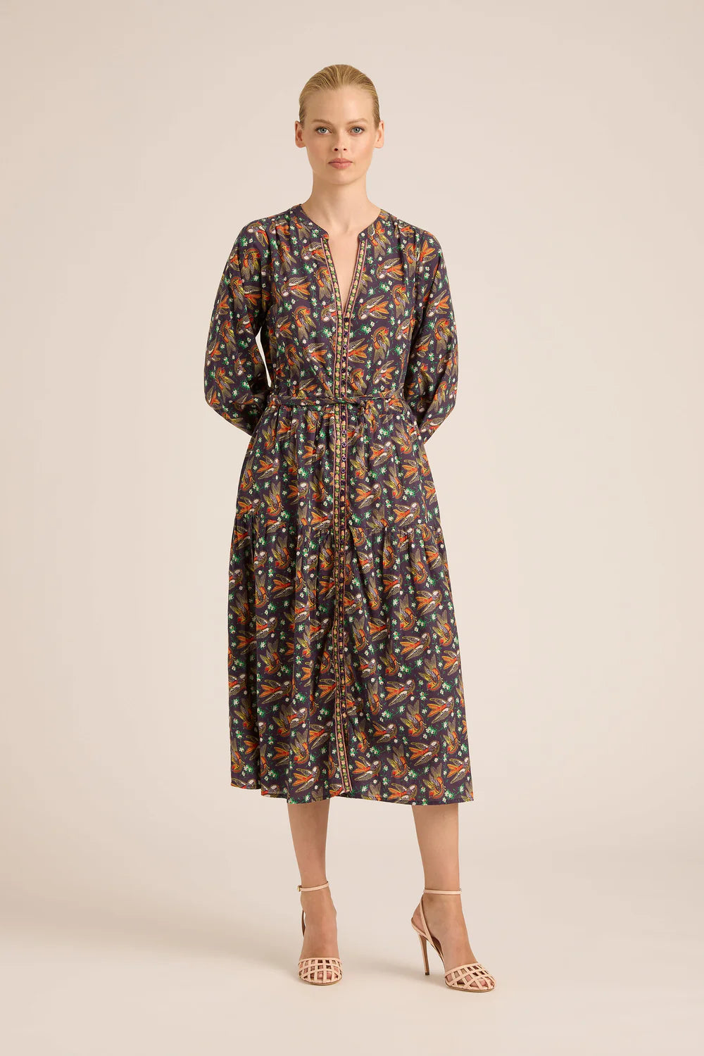 Daisy Boo Silky Midi Dress | Birdie