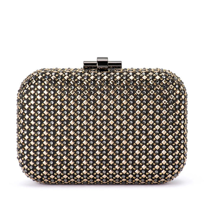 Ellen Hotfix Clutch | Metallic