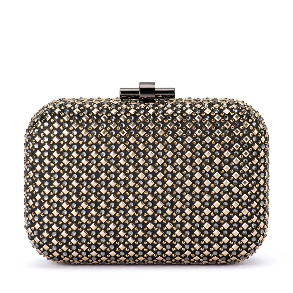 Ellen Hotfix Clutch | Metallic