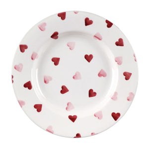 Pink Hearts 8 1/2" Plate