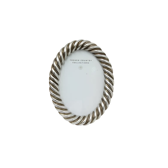 Rope Oval Photo Frame 4x6