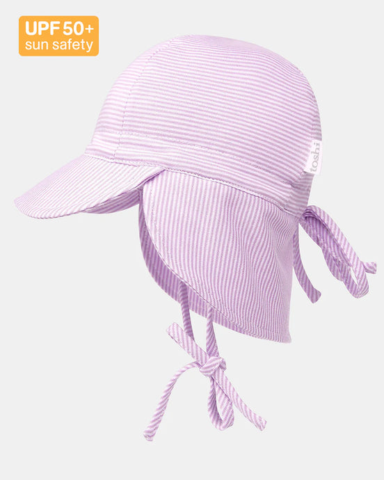Flap Cap Baby | Lavender