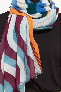 Gamma Scarf | Blue Brown