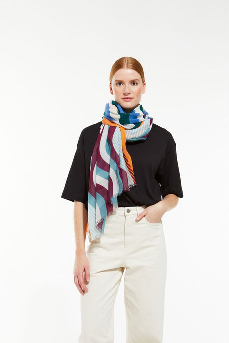 Gamma Scarf | Blue Brown