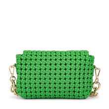 Load image into Gallery viewer, GISELLE Woven Shoulder Bag | Green