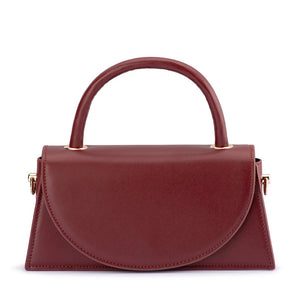 Hailey Top Handle Bag | Burgundy