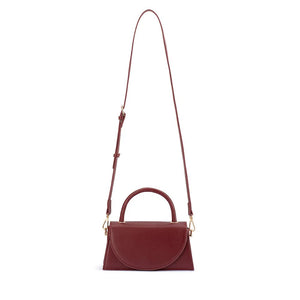 Hailey Top Handle Bag | Burgundy