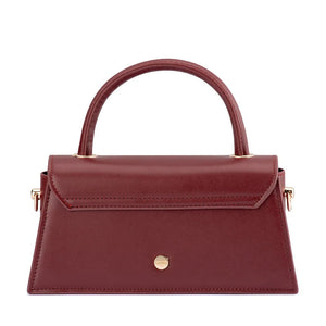 Hailey Top Handle Bag | Burgundy