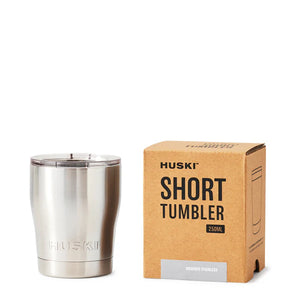 Huski Short Tumbler 2.0 | Brushed Stainless