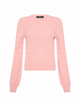 Load image into Gallery viewer, Eyelet Sweater | Powder Pink