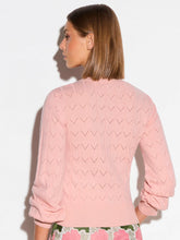 Load image into Gallery viewer, Eyelet Sweater | Powder Pink