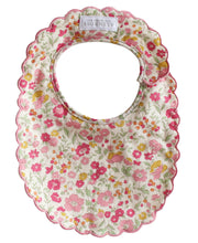 Load image into Gallery viewer, Scallop Bib | Blossom Lily Pink