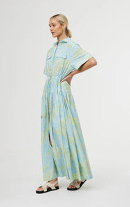 Maeve Maxi Dress | Ocean Bloom