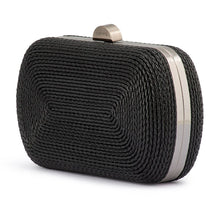 Load image into Gallery viewer, Martina Coiled Rope Clutch | Black