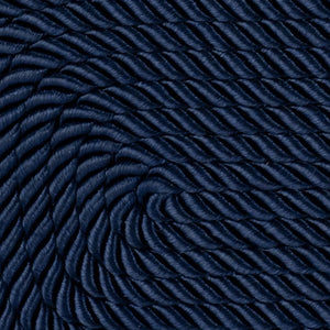 Martina Coiled Rope Clutch | Navy
