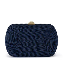 Load image into Gallery viewer, Martina Coiled Rope Clutch | Navy